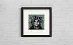 Psychedelic Andre - Pinnacle Blue Variant Blotter Print