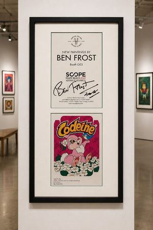 Lean on me / Codeine (Two Mini prints, Basel ‘22, Signed, Framed, Unique)