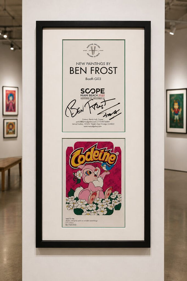 Lean on me / Codeine (Two Mini prints, Basel ‘22, Signed, Framed, Unique)