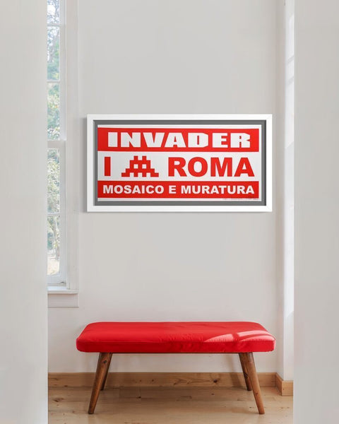 Invader — Mosaico E Muratura Roma (Red)
