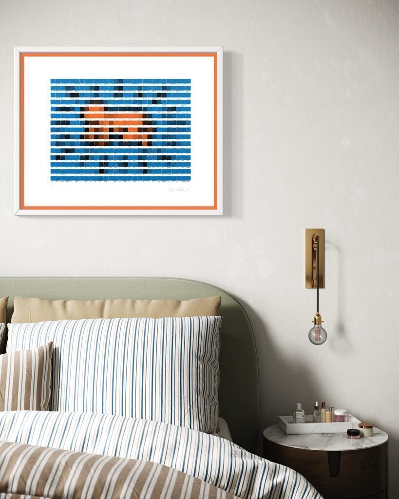 Radiant Baby (Haring Homage, framed)