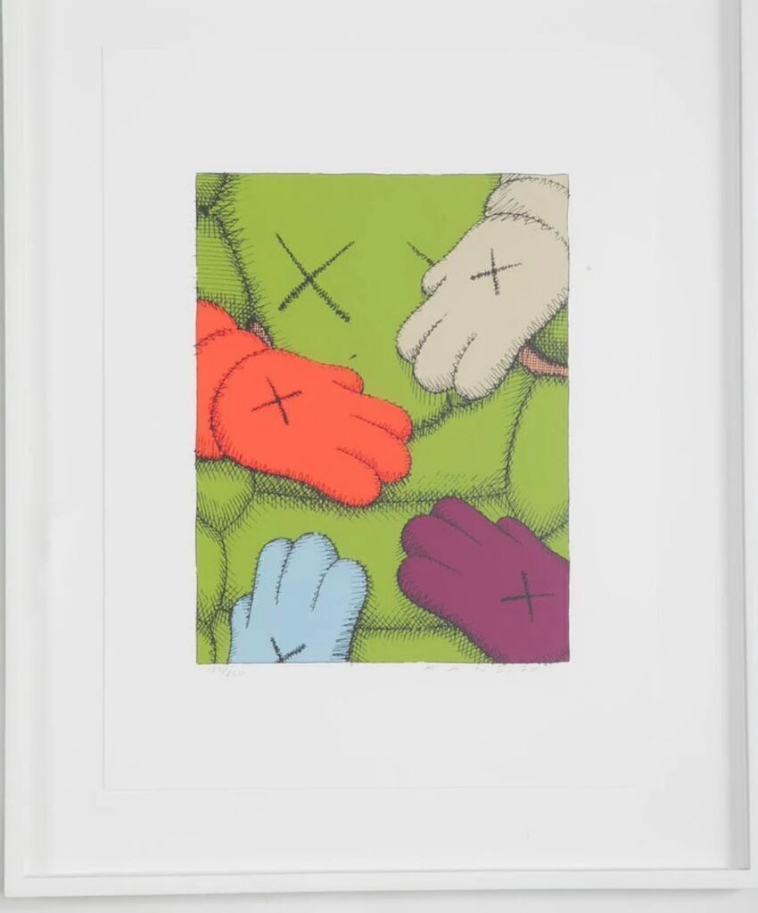Urge (Suite of ten screenprints) Framed