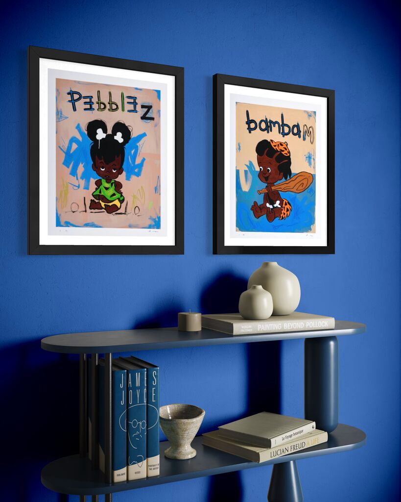 Pebblez & Bam Bam (Two works)
