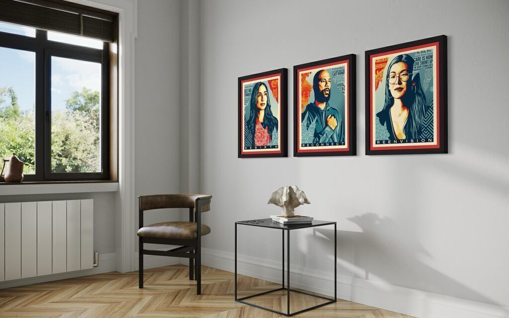 Reframe Triptych (Reenvision, rebirth, reconnect)