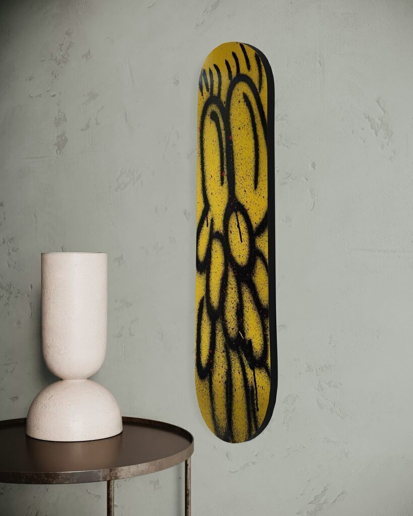 Untitled (Original Painting on Skatedeck)