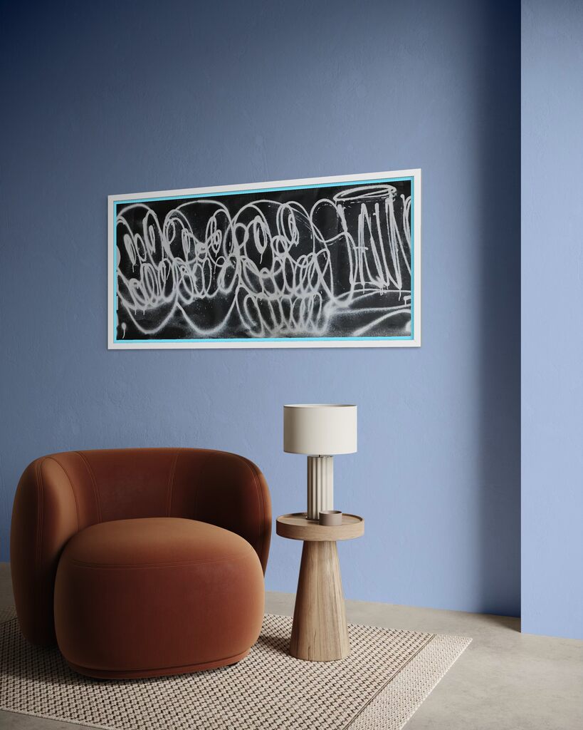 Minutemen (Triple Trouble, Original painting on boxing ring canvas)