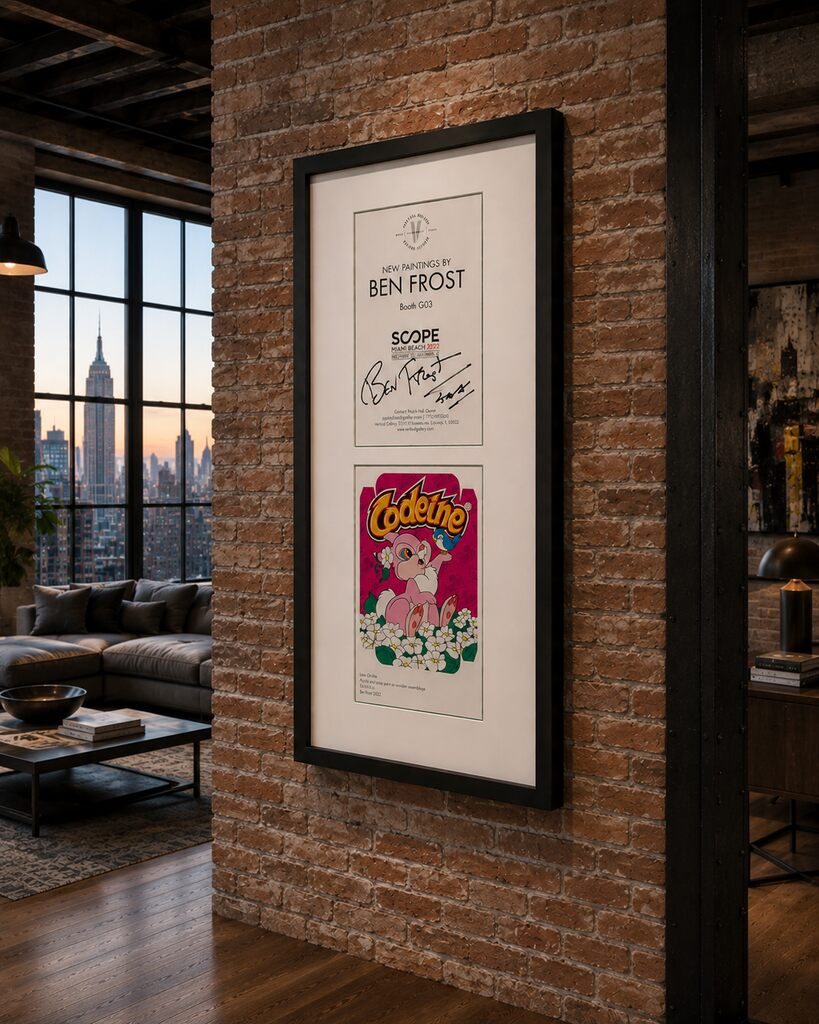 Lean on me / Codeine (Two Mini prints, Basel ‘22, Signed, Framed, Unique)