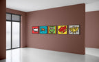 Icons Portfolio (Five Screenprints)