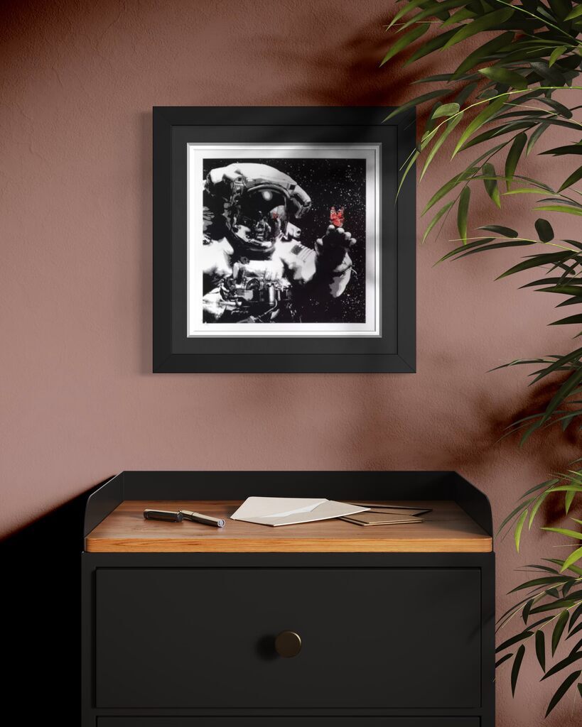 Eternal Reflection (Red Lilac, Museum Framed)