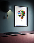 Balloon Etching (Heavily Hand Finished)