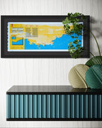 Cote d'Azur Invasion (French Riviera signed Silkscreen)