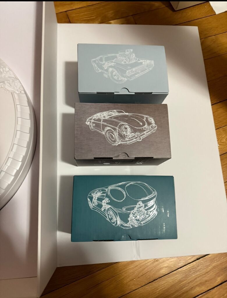 Hot wheels Eroded Rally case with cars (signed)
