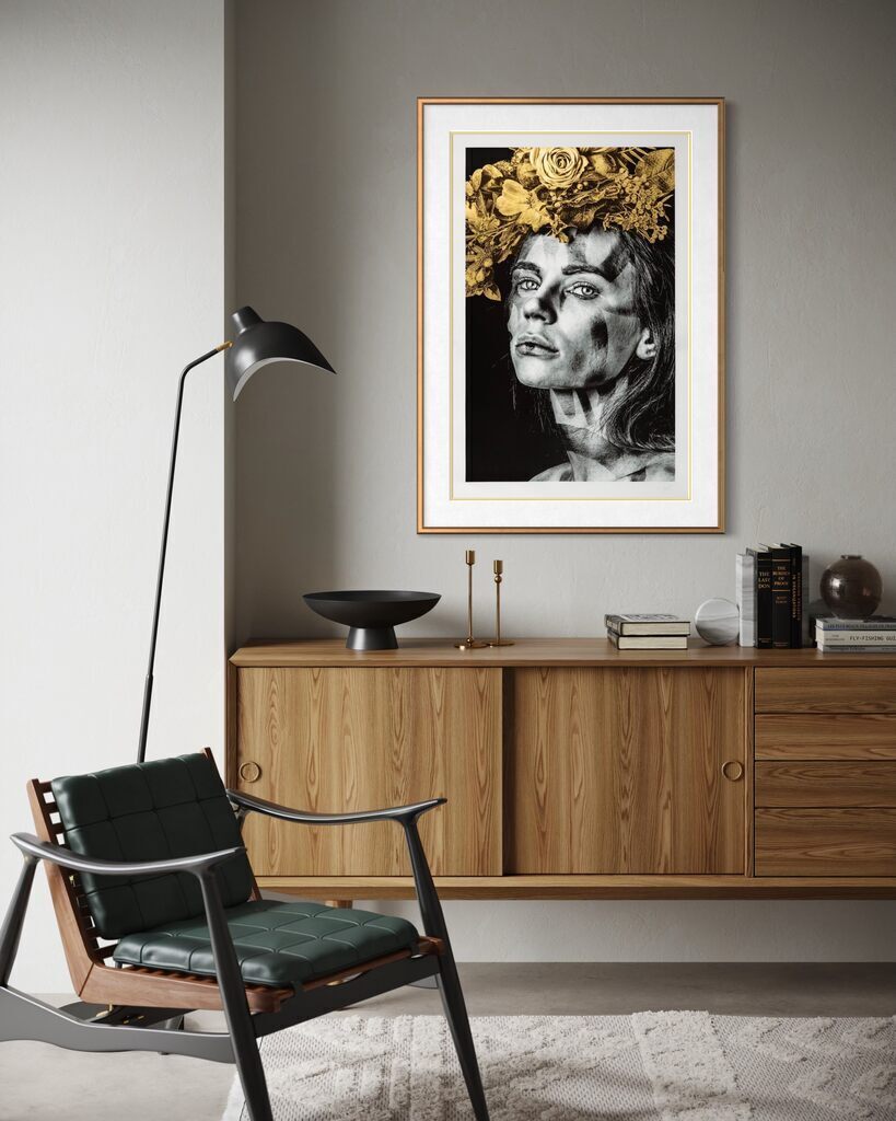 Retrograde (Hand applied Gold Leaf Variant)