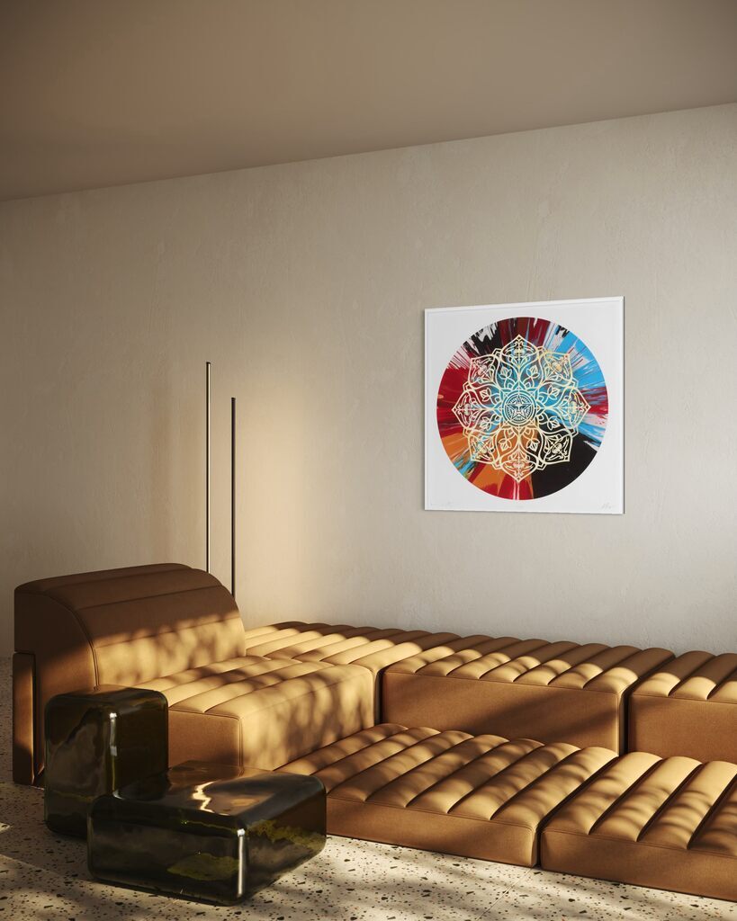 Beautiful Controlling Ornate Mandala 3 Spin Painting (TT3-1)
