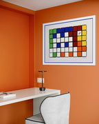 Six Cubes (Blue & Yellow)