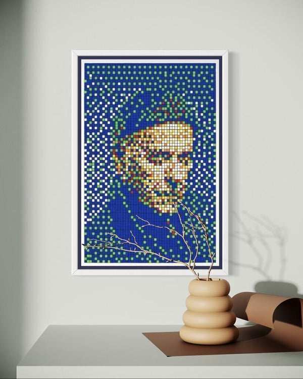 Rubik Enki Bilal ( Large signed print, framed) Revue portfolio