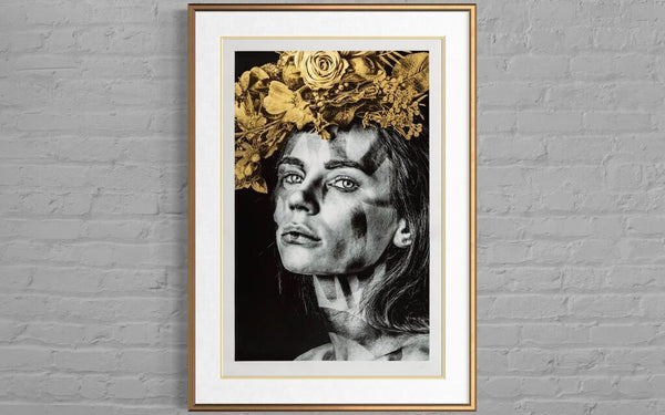 Retrograde (Hand applied Gold Leaf Variant)