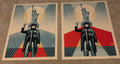 JOHN LENNON PEACE AND LIBERTY (DIPTYCH: TWO PRINTS)