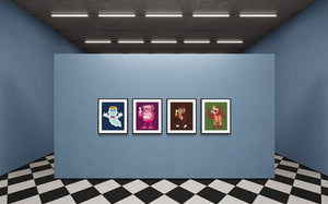 MONSTERS (Four Lithographs)