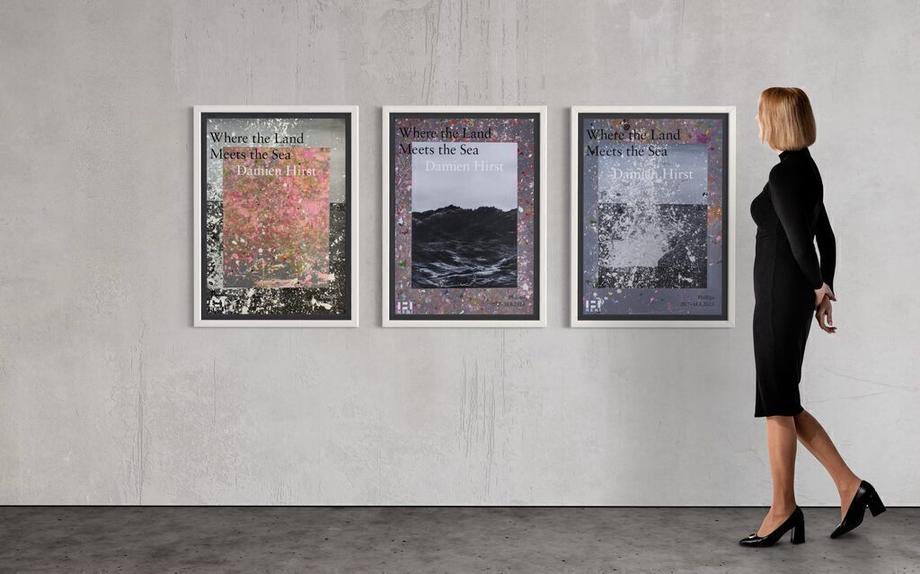 Where the land meets the sea (Set of three signed lithographs)