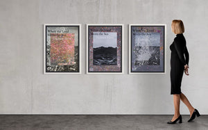 Where the land meets the sea (Set of three signed lithographs)