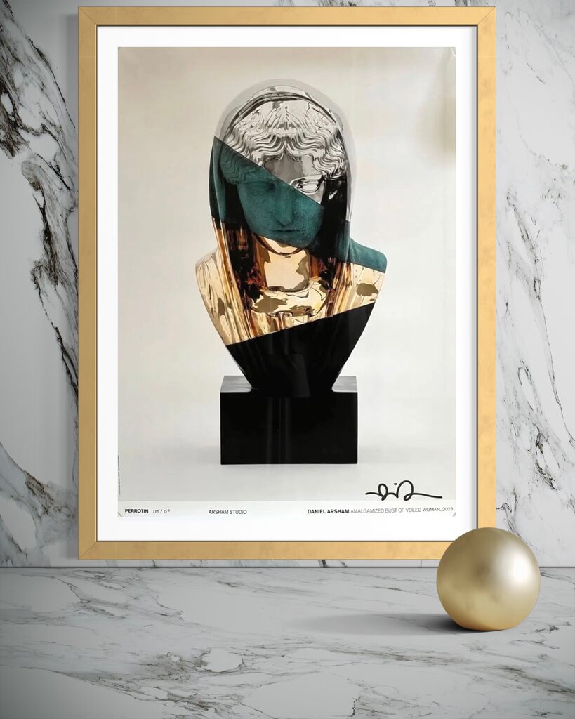 Amalgamized Bust of Veiled Woman (HAND SIGNED & NUMBERED)