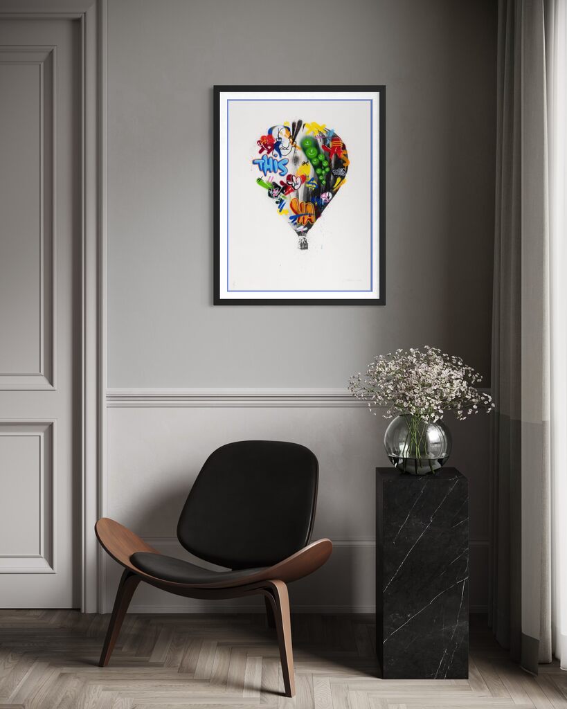 Balloon Etching (Heavily Hand Finished)