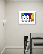 Six Cubes (Blue & Yellow)