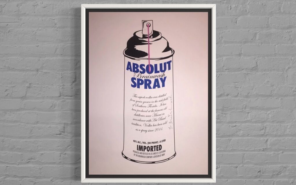 Absolute  Brainwash (UNIQUE, HAND FINISHED, ART BASEL VIP PRINT)