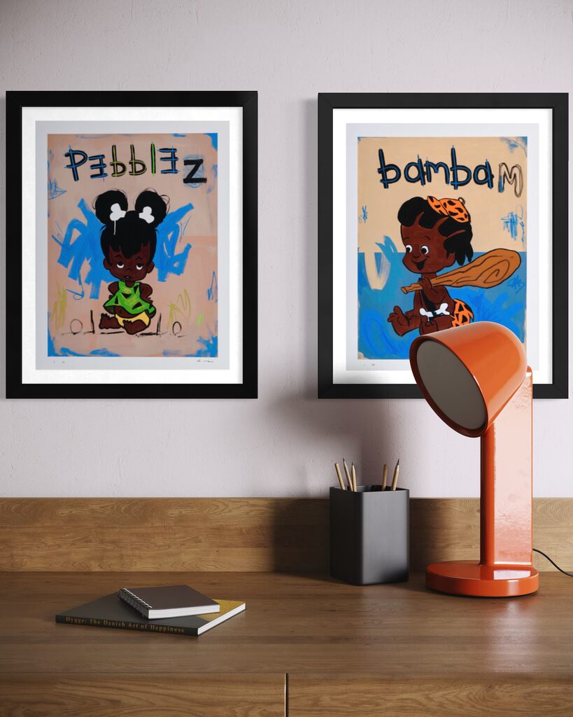 Pebblez & Bam Bam (Two works)