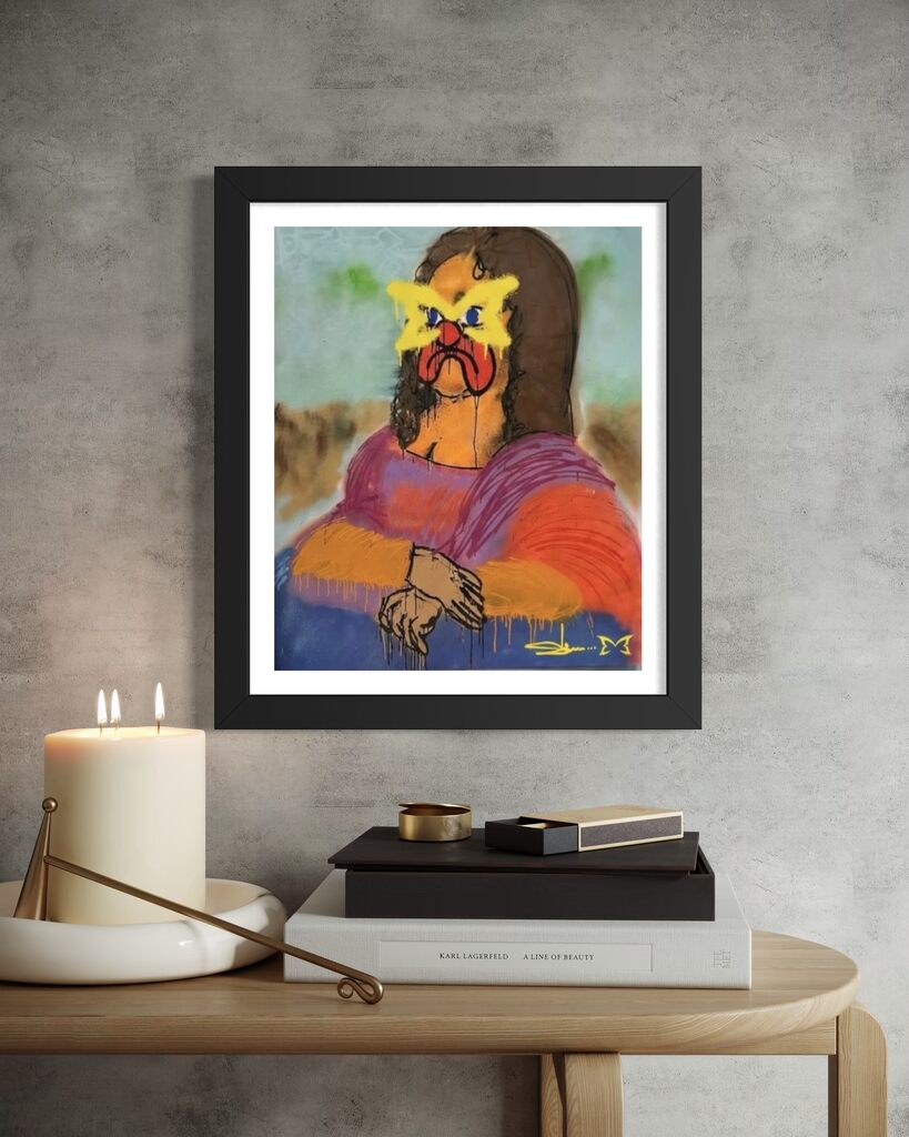 Slawn’s Mona Lisa (Slawn x Mertra VIP pop up print)