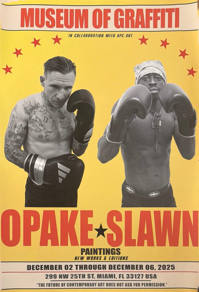 Minutemen boxing gloves & SHOW PRINT (Art Basel ‘25 exclusive, PINK)