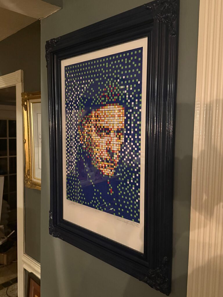Rubik Enki Bilal ( Large signed print, framed) Revue portfolio