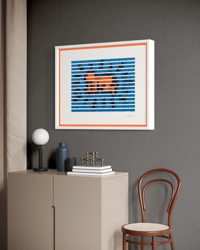 Radiant Baby (Haring Homage, framed)