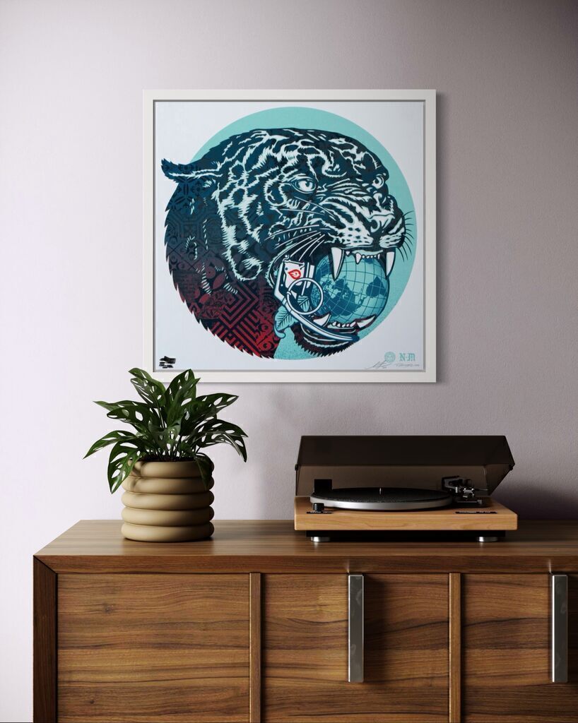 Climate Clash (White Variant) Framed