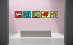 Icons Portfolio (Five Screenprints)