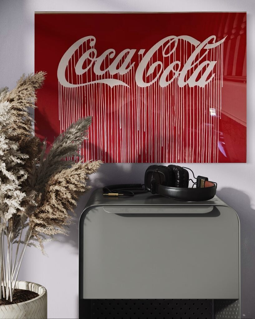 Liquidated Coca Cola (Luminescent Print Edition)