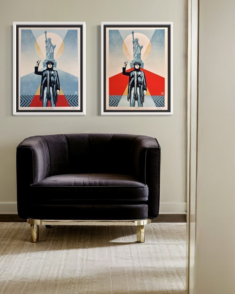 JOHN LENNON PEACE AND LIBERTY (DIPTYCH: TWO PRINTS)