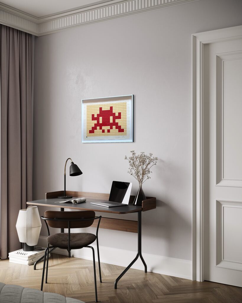 Positive Space / Negative Space (Red/Cream) TT1-1