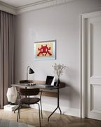 Positive Space / Negative Space (Red/Cream) TT1-1