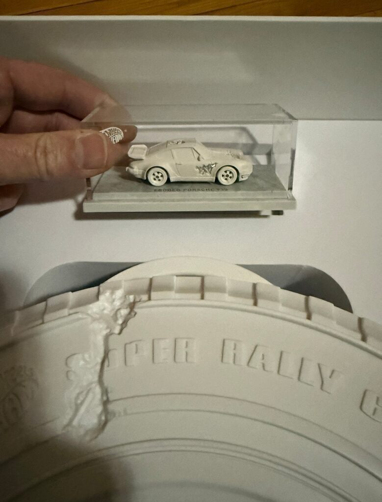 Hot wheels Eroded Rally case with cars (signed)