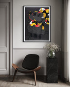 Double Mickey (Kick Black) Unique print