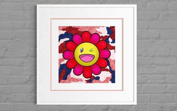 Murakami Flowers (Warhol camouflage)