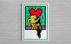 BFF (Valentines Day Haring homage)
