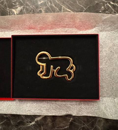 Keith Haring — Untitled (Baby Pin 18kt Gold)