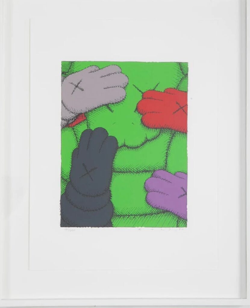 Urge (Suite of ten screenprints) Framed