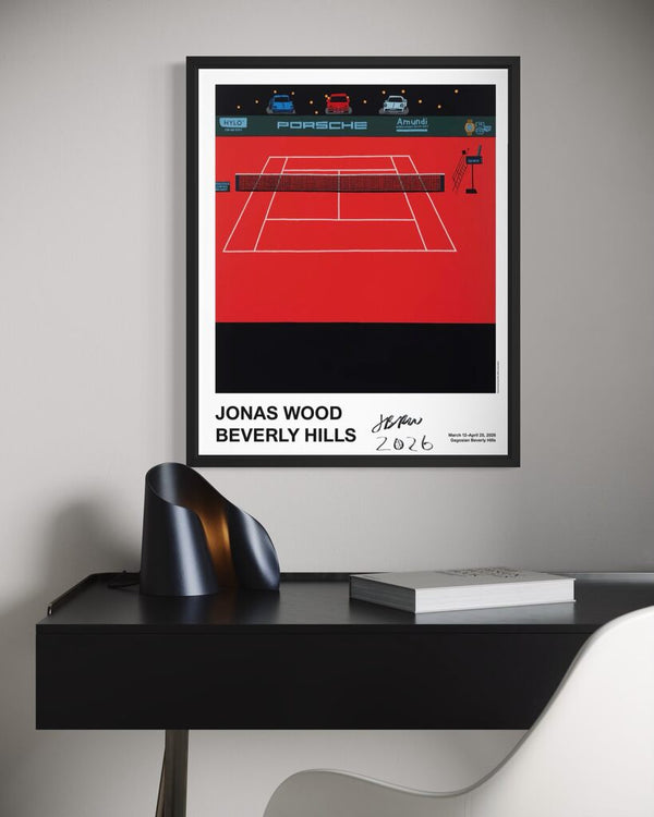 Porsche Tennis Court (Hand Signed with basketball)