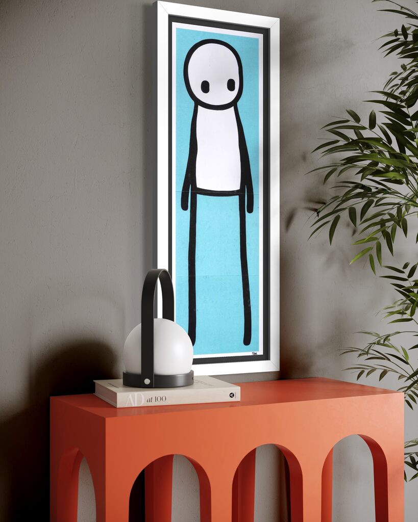 Standing figure (Hand signed, Teal variant)
