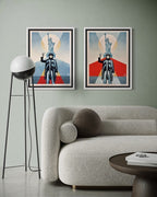 JOHN LENNON PEACE AND LIBERTY (DIPTYCH: TWO PRINTS)