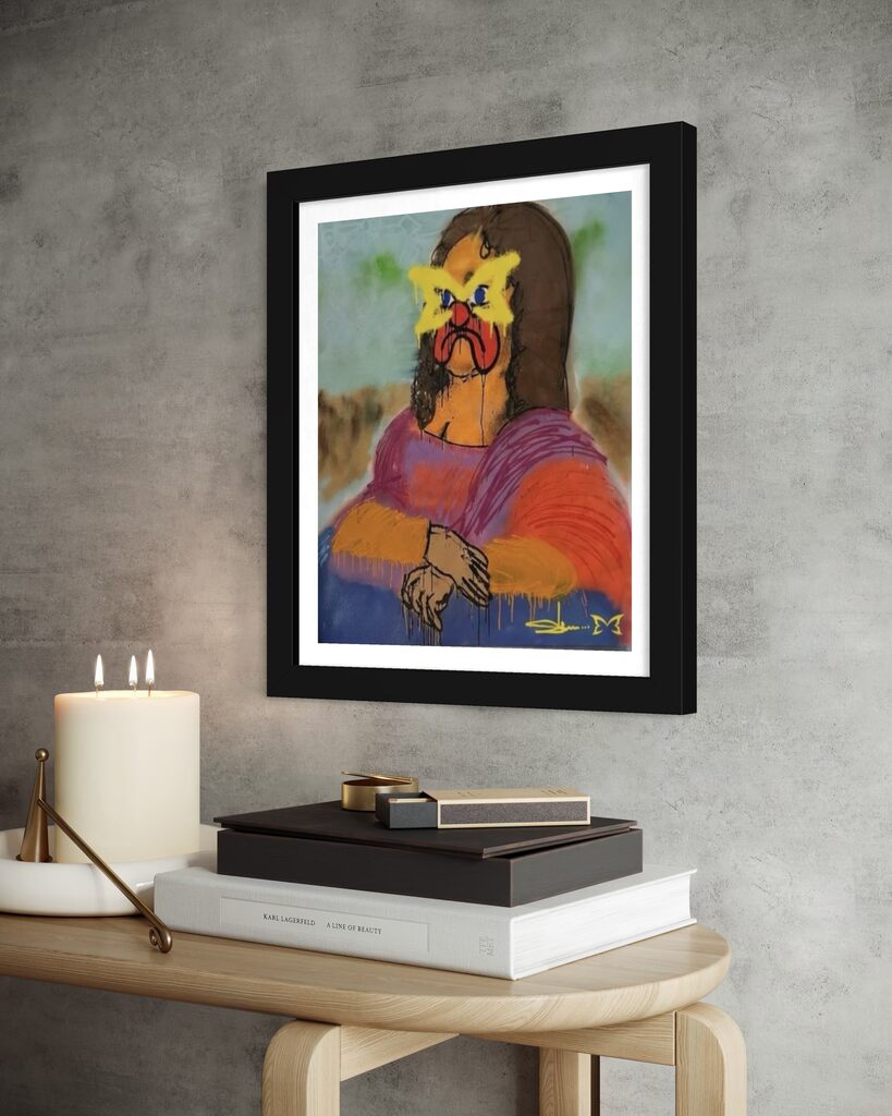Slawn’s Mona Lisa (Slawn x Mertra VIP pop up print)